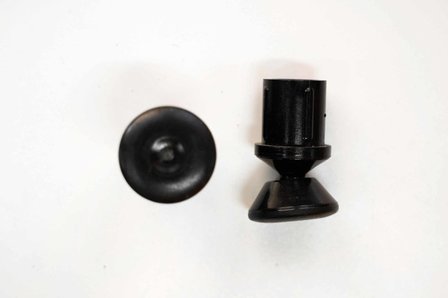 Gelenkgleiter &Oslash;20mm, schwarz, Kunststoff