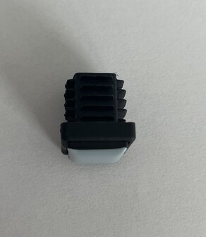 Fusszapfen 20x20mm, Teflon f&uuml;r quadratische Rohre