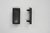 Gleiter 38x17mm, schwarz, rechteckig, Liege Malibu